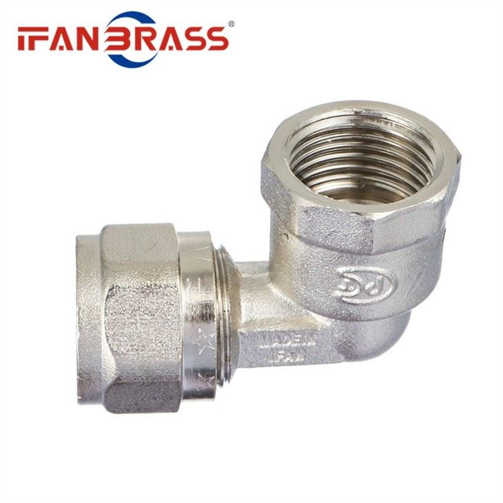 Brass female elbow