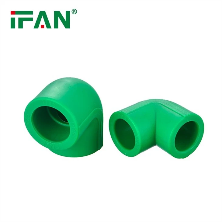Green PPR Pipe Elbow